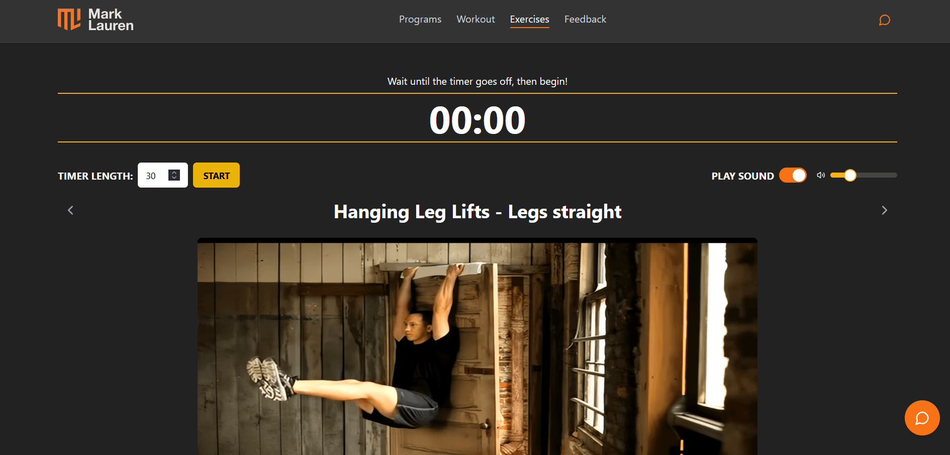 Hooya! active workout session